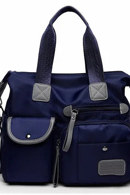 Nylon Handbag Women Large Capacity Shoulder Bag waterproof messenger bag with multiple pockets and casual crossbody design