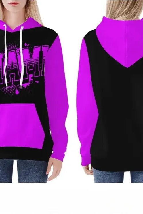 Rhea Ripley Hoodie Merch for women and men, purple and black streetwear sweatshirt with graphic print, casual sportswear, Y2K style.