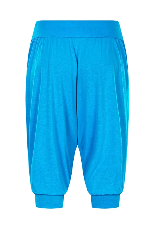 Summer Women Capri Pants Elastic Casual Loose High Waist Bloomers Joggers Sports Fitness Yoga Sweatpants Trousers in bright