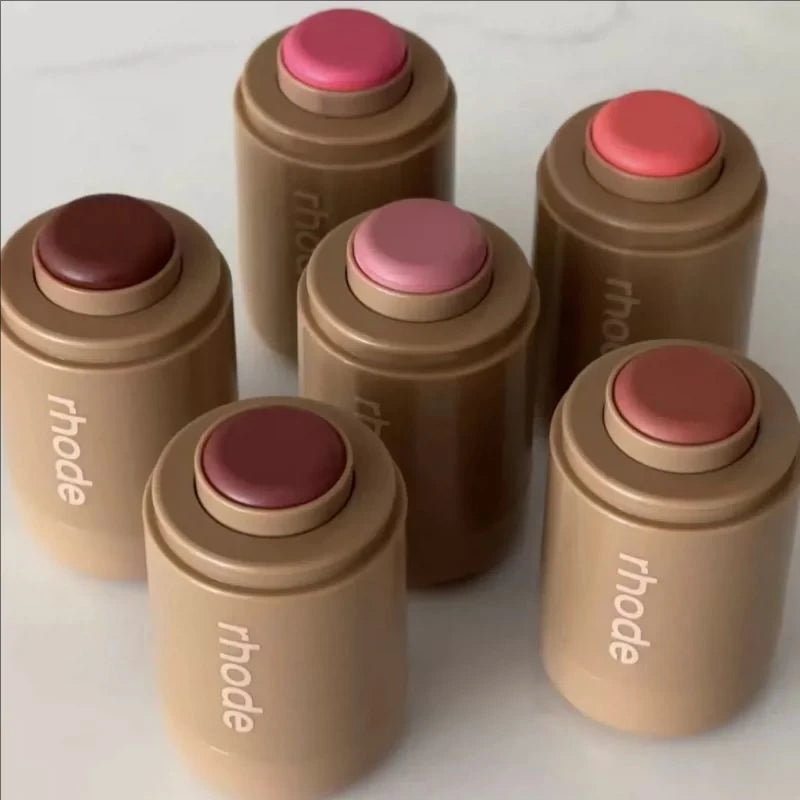Brand skin Balm Jelly Bean Lip Gloss Spicy Marg Juice Box Pocket Blush Stick set with non-fading, waterproof, moisturizing