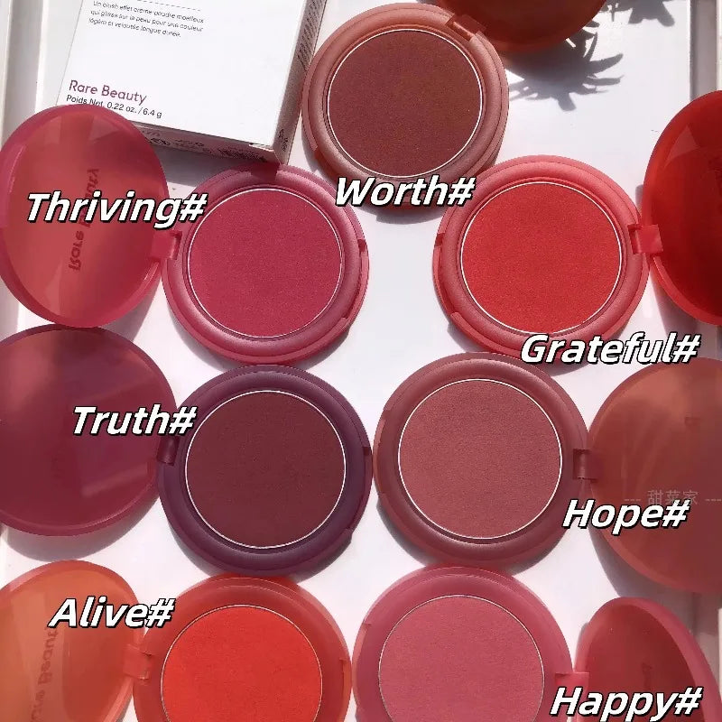 Rare Beauty Fashion positive long-lasting waterproof fine shimmer highlighter in shades Thriving, Worth, Grateful, Truth
