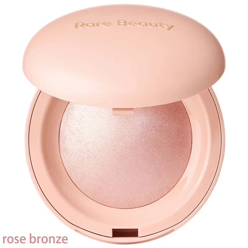 Rare Beauty Positive Light Powder Highlighter Blush Water Light Shimmer Waterproof Long Last Face Illuminator in rose bronze