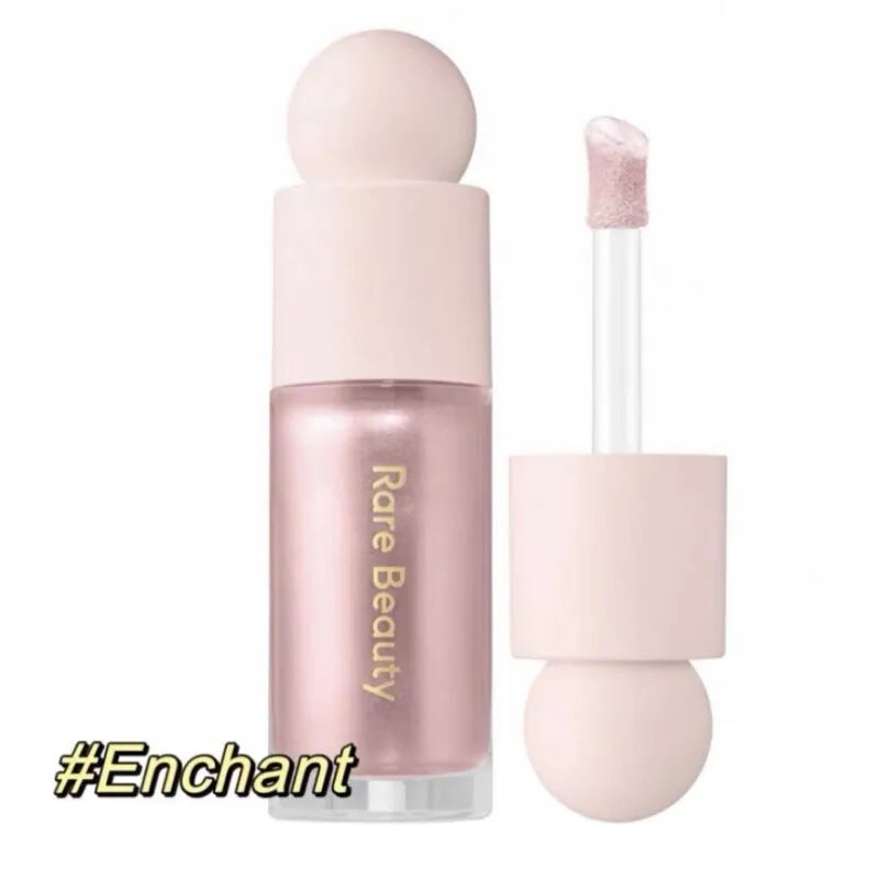 Rare Beauty Soft Pinch Liquid Blush in a light pink shade with a silky texture, long-lasting formula, and plump finish.